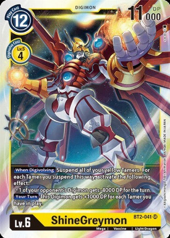 ShineGreymon (BT2-041) [BT-02: Booster Ultimate Power]