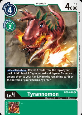 Tyrannomon (BT2-044) [BT-02: Booster Ultimate Power]
