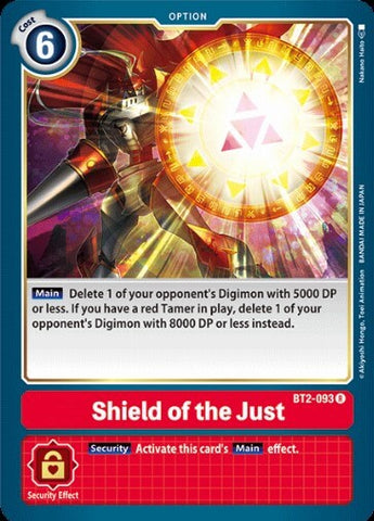 Shield of the Just (BT2-093) [BT-02: Booster Ultimate Power]