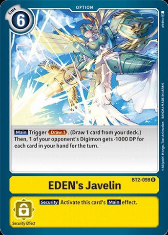 Eden's Javelin (BT2-098) [BT-02: Booster Ultimate Power]