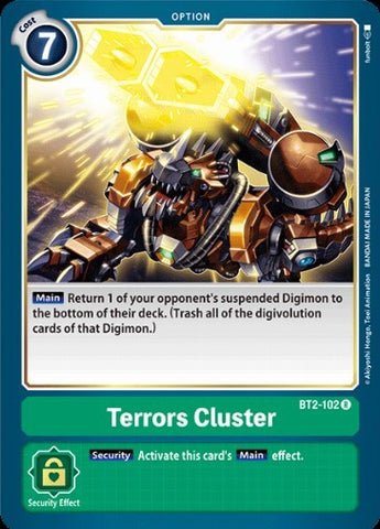 Terrors Cluster (BT2-102) [BT-02: Booster Ultimate Power]