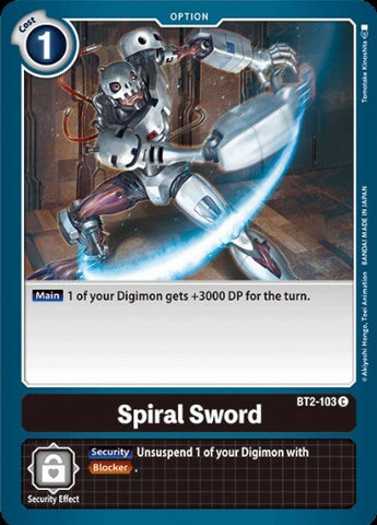 Spiral Sword (BT2-103) [BT-02: Booster Ultimate Power]