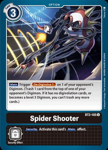 Spider Shooter (BT2-105) [BT-02: Booster Ultimate Power]