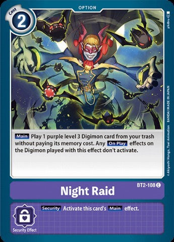 Night Raid (BT2-108) [BT-02: Booster Ultimate Power]