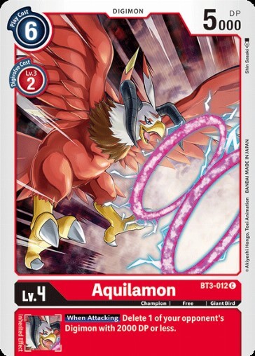 Aquilamon (BT3-012) [BT-03: Booster Union Impact]