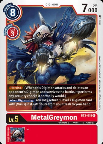 MetalGreymon (BT3-015) [BT-03: Booster Union Impact]
