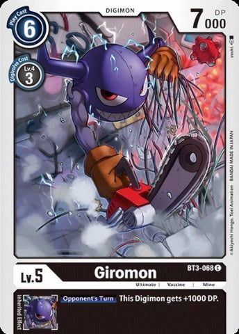 Giromon (BT3-068) [BT-03: Booster Union Impact]