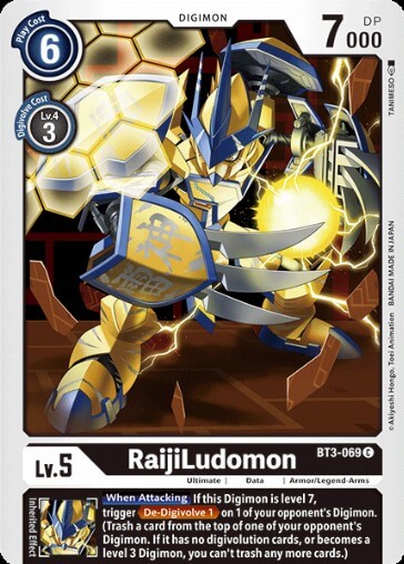 RaijiLudomon (BT3-069) [BT-03: Booster Union Impact]