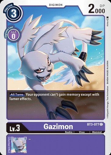 Gazimon (BT3-077) [BT-03: Booster Union Impact]