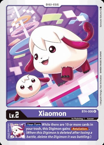 Xiaomon (BT4-006) [BT-04: Booster Great Legend]