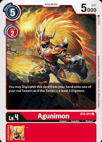 Agunimon (BT4-011) [BT-04: Booster Great Legend]