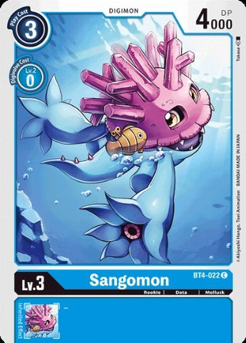 Sangomon (BT4-022) [BT-04: Booster Great Legend]