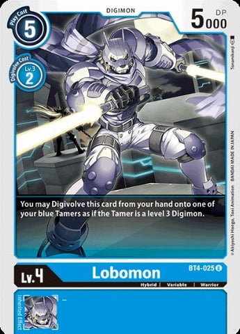 Lobomon (BT4-025) [BT-04: Booster Great Legend]