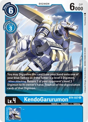 KendoGarurumon (BT4-027) [BT-04: Booster Great Legend]