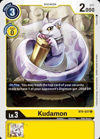 Kudamon (BT4-037) [BT-04: Booster Great Legend]