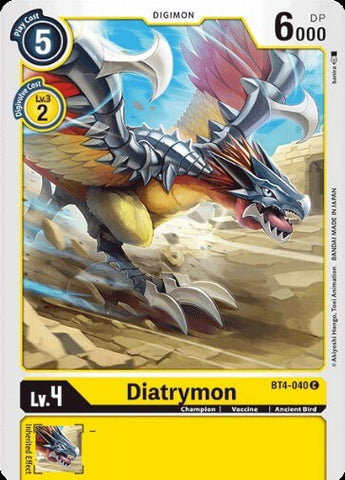 Diatrymon (BT4-040) [BT-04: Booster Great Legend]