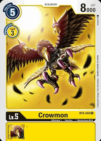 Crowmon (BT4-043) [BT-04: Booster Great Legend]