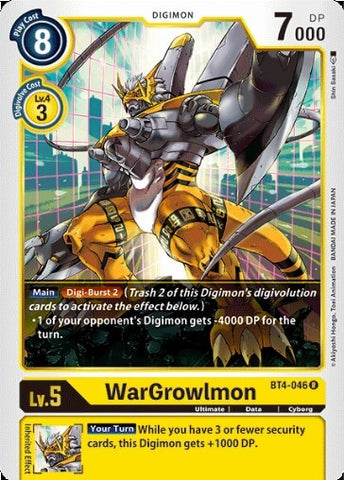 WarGrowlmon (BT4-046) [BT-04: Booster Great Legend]