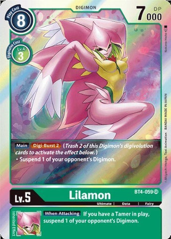 Lilamon (BT4-059) [BT-04: Booster Great Legend]