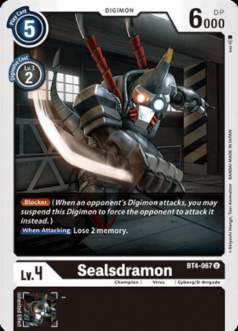 Sealsdramon (BT4-067) [BT-04: Booster Great Legend]