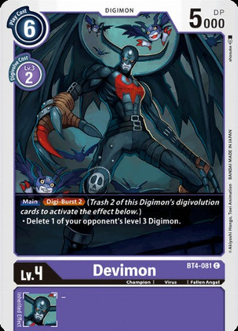 Devimon (BT4-081) [BT-04: Booster Great Legend]