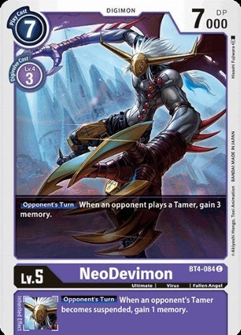 NeoDevimon (BT4-084) [BT-04: Booster Great Legend]
