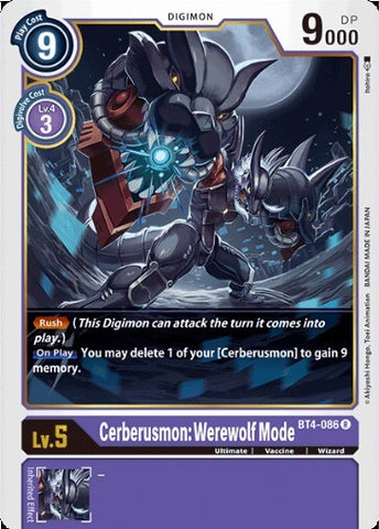 Cerberusmon: Werewolf Mode (BT4-086) [BT-04: Booster Great Legend]