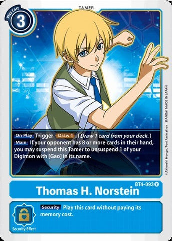 Thomas H. Norstein (BT4-093) [BT-04: Booster Great Legend]