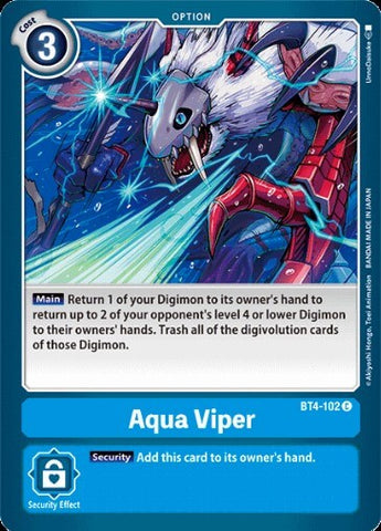 Aqua Viper (BT4-102) [BT-04: Booster Great Legend]