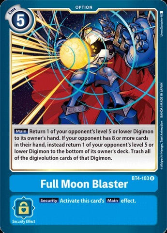 Full Moon Blaster (BT4-103) [BT-04: Booster Great Legend]