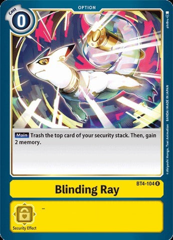 Blinding Ray (BT4-104) [BT-04: Booster Great Legend]