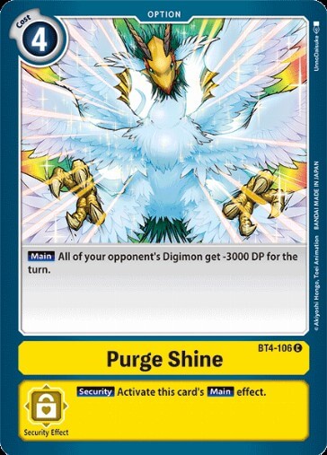 Purge Shine (BT4-106) [BT-04: Booster Great Legend]
