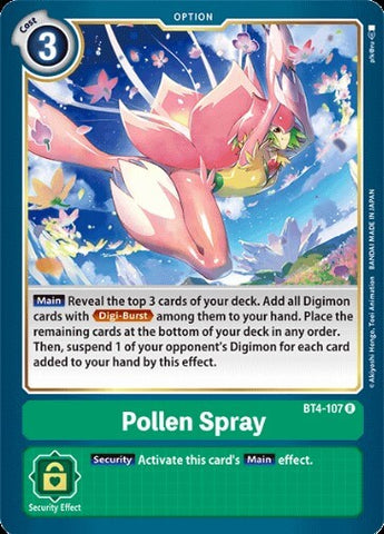 Pollen Spray (BT4-107) [BT-04: Booster Great Legend]