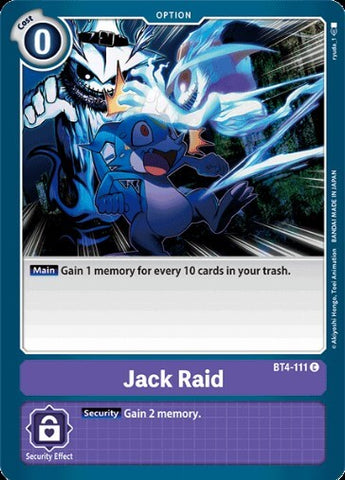 Jack Raid (BT4-111) [BT-04: Booster Great Legend]