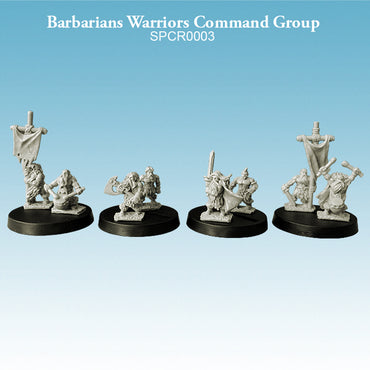 Barbarians Warriors Command Group Argatoria Spellcrow
