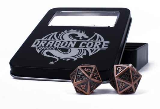 Bone Copper Dragon DnDice Set