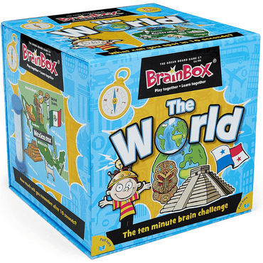 BrainBox The World (72 Cards) - Refresh Board Game