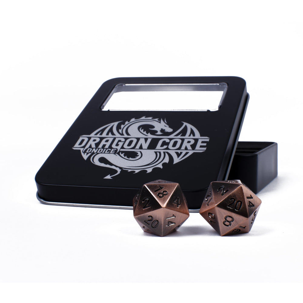 Metallic Copper Dragon DnDice Set