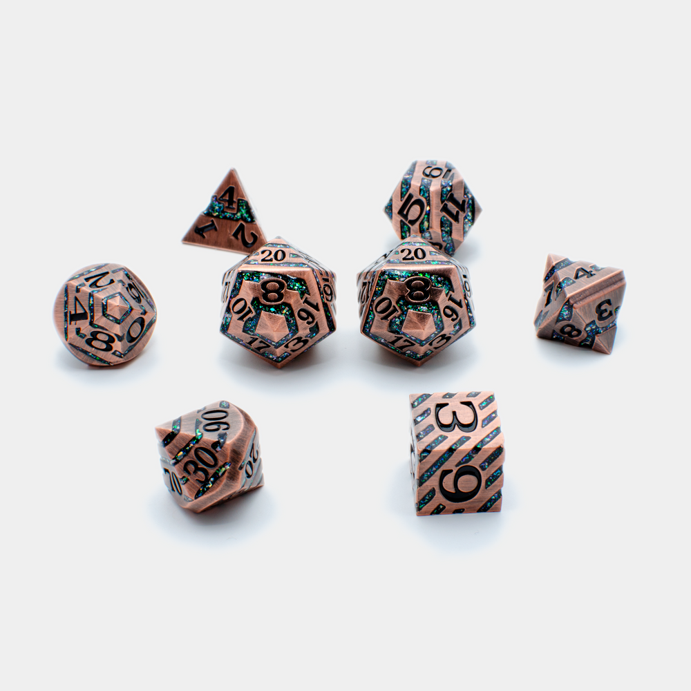 Chaos Copper Dragon DnDice Set