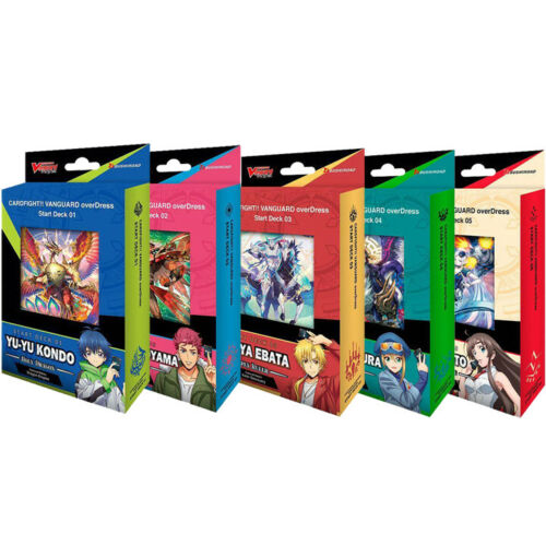 Cardfight Vanguard Overdress Start Decks Set of 5