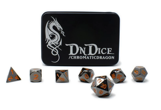 Orange Chromatic Dragon DnDice Set