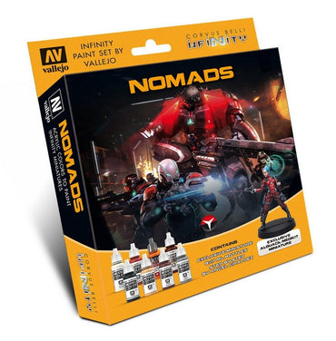 Model Color Set: Infinity Nomads Exclusive Miniature Corvus Belli