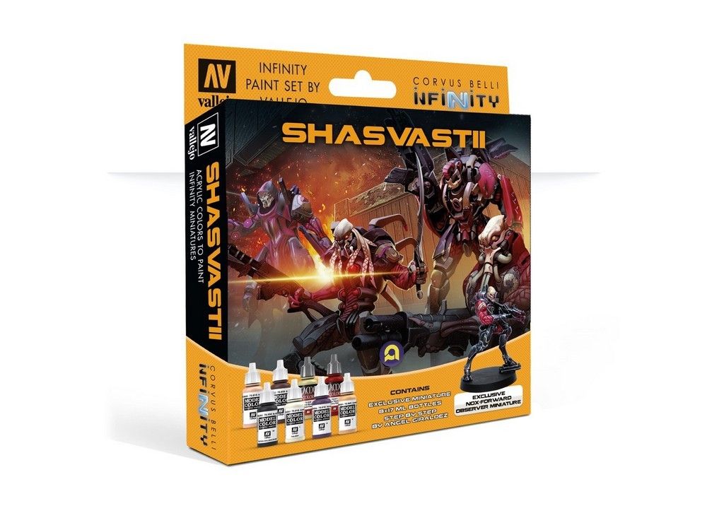 Model Color Set: Infinity Shasvastii Exclusive Miniature Corvus Belli