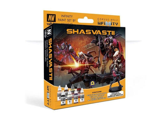 Model Color Set: Infinity Shasvastii Exclusive Miniature Corvus Belli