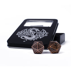 Clockwork Copper Dragon DnDice Set