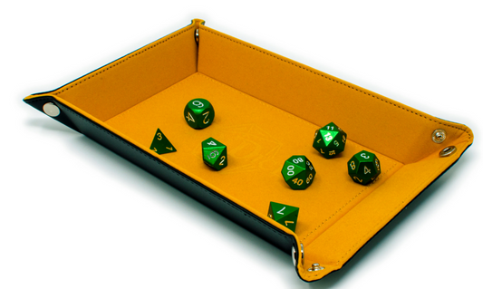 Orange Folding Dice Tray Fabulous Felt - DnDice