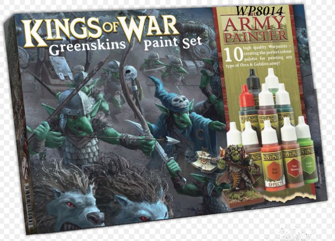 Army Painter Warpaints: Kings of War Greenskins paint set