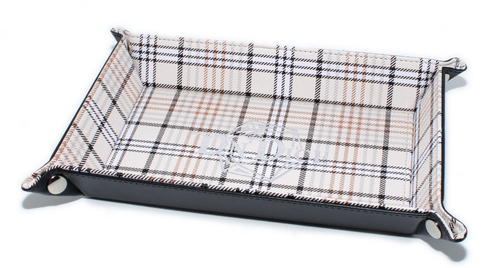 Burberry Folding Dice Tray Terrific Tartan - DnDice