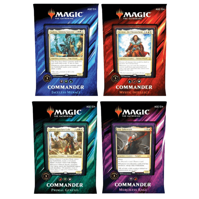 Magic: The Gathering Commander 2019 Set of 4 Decks