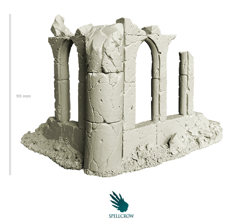 Corner of a Ruined Temple Spellcrow Scenery